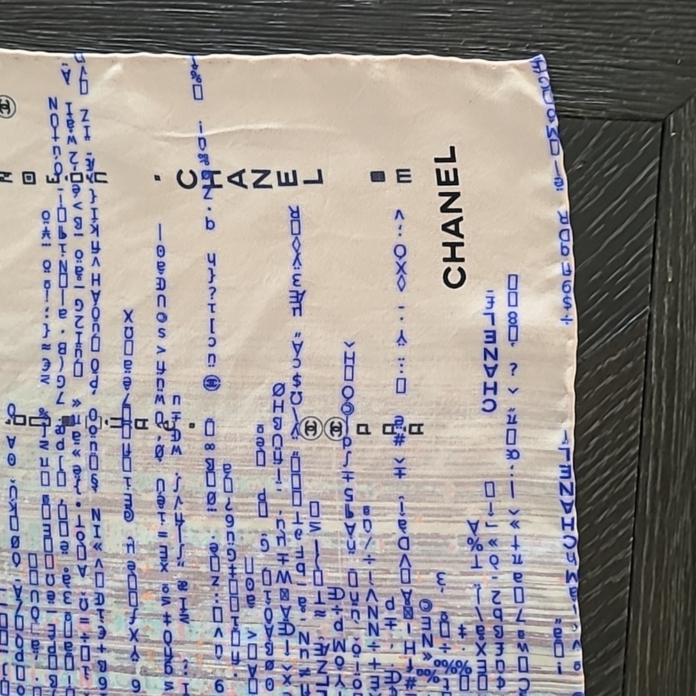 CHANEL Pre-Loved Multicolored 'CC' Scarf - Picture 5 of 7